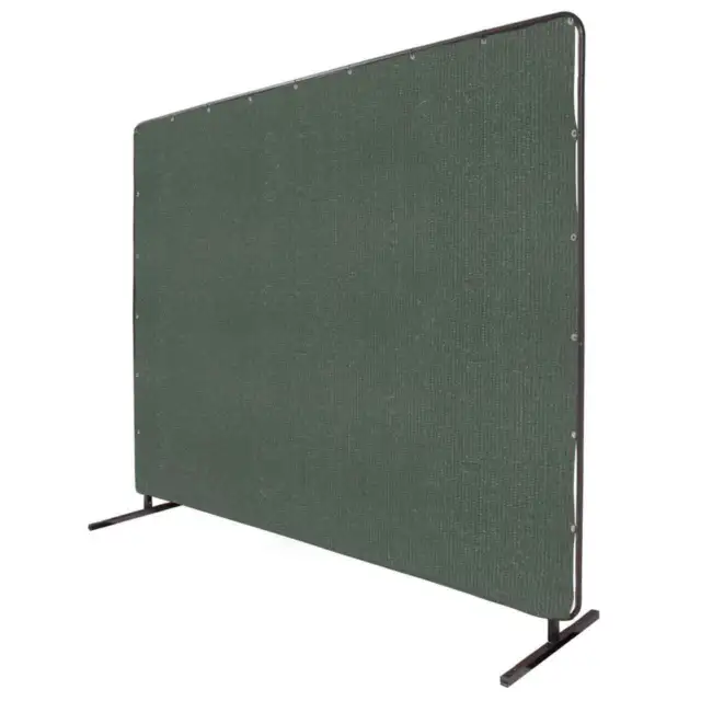 Black Stallion 6X6CF1 6x6 ft Olive Canvas Duck Welding Screen with Frame