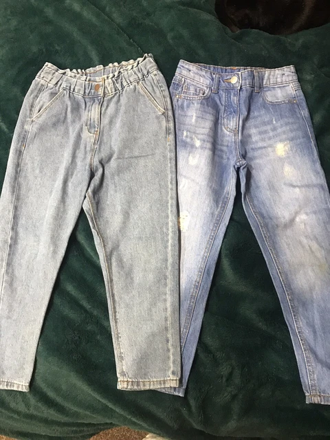 next girls jeans bundle age 7 years vgc