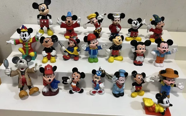 21 Mickey Mouse Toys PVC Figures Applause Disney Sports Golf Fantasia Fireman