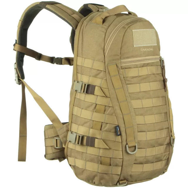 Wisport Caracal 25L Hidratación Mochila Modular Patrulla Militar Mochila Coyote