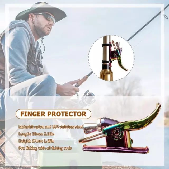 BREAKAWAY CANNON FISHING Rod Trigger Aid Finger Protector Thumb