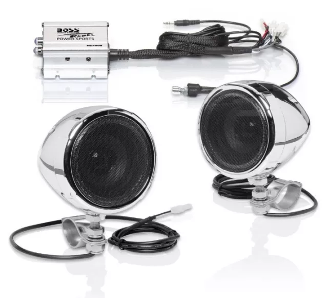 Boss MC420B Bluetooth Enabled Motorcycle/utv Speaker and Amplifier System