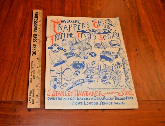 HAWBAKER & SONS Trapping Supply Catalog 1976-1977 PA Hawbaker's Bait Traps  $8.95 - PicClick