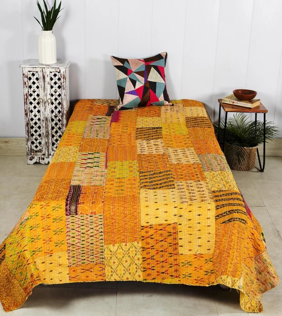 vintage handmade patchwork quilt