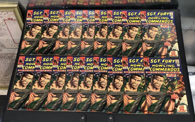 Lot Of 18 - Sgt. Fury #23 All VG & VG +