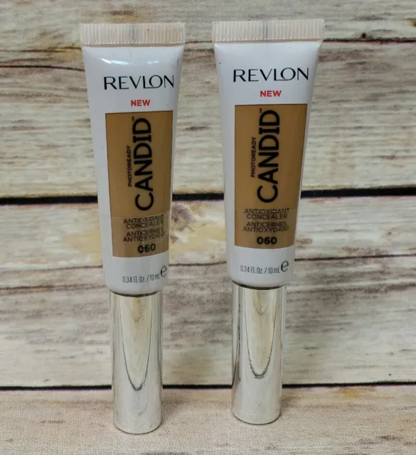 2 Revlon Photoready Candid Antioxidant Concealer 060 Deep