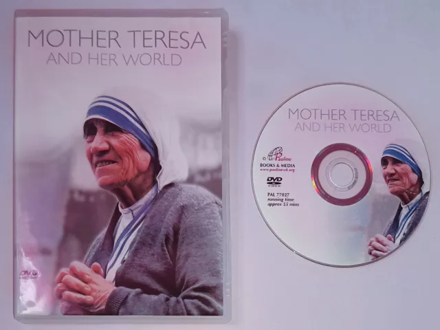 Mother Teresa and Her World DVD Region Free 0 Documentary Christian Religion Nun