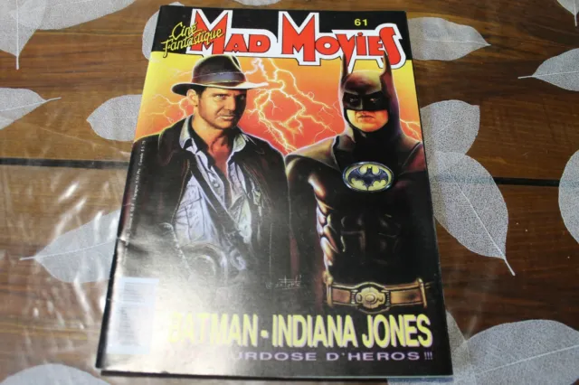 Ciné Fantastique MAD MOVIES n° 61 * 1989 * BATMAN INDIANA JONES The ABYSS