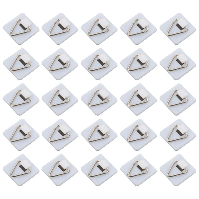 50pcs Picture Hanging Tool Picture Rail Hooks Picture Frame Hangers No Nails