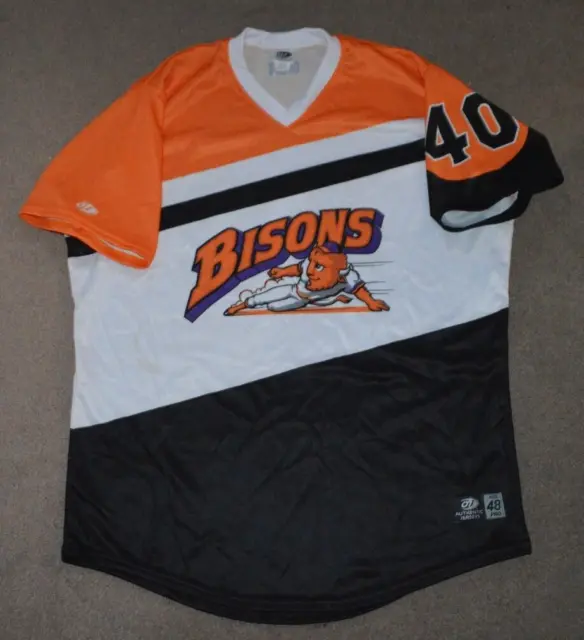 Buffalo Bisons Lacrosse Night Bandits Specialty Game Issued Worn Jersey 48