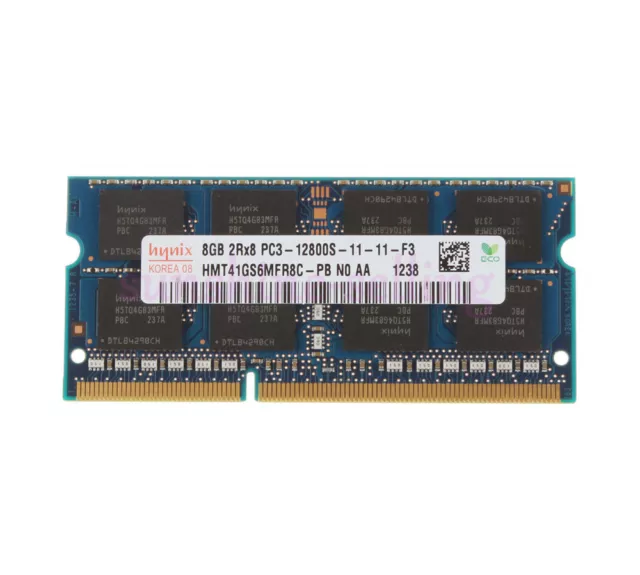 Mémoire Hynix 8 Go DDR3 1600mhz 2RX8 PC3-12800S SODIMM RAM pour ordinateur 8 GB