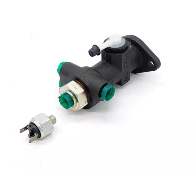 Pompa Freni Miniservo Per Fiat 500 F L Brake Master Cylinder + Bulbo Luci Stop