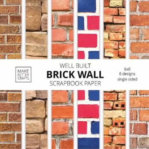 Well Built Brick Wall Scrapbook Paper (Poche)