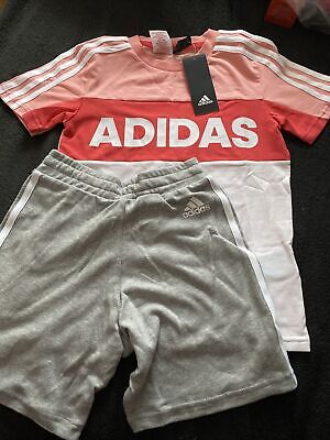 Adidas girls shorts tracksuit 5-6 yrs new with tags Kids Summer Wear