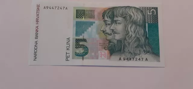 Kroatien, 5 Kuna 1993, Unc.