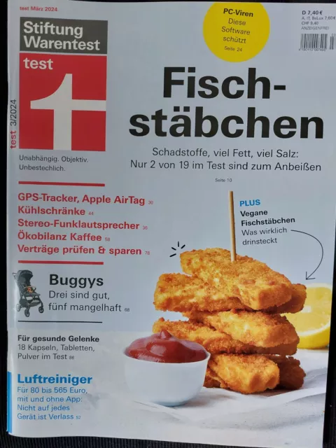 STIFTUNG WARENTEST 2024 Heft 3 März 2024 EUR 2,99 PicClick DE