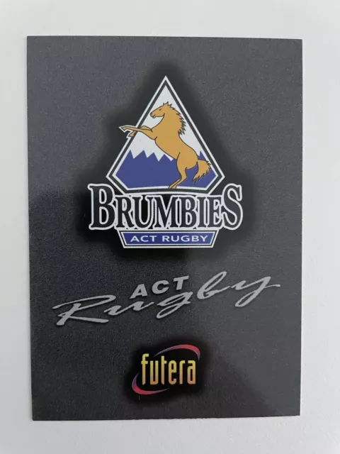 1996 Rugby Union  Card #67 Logo Card, Brumbies