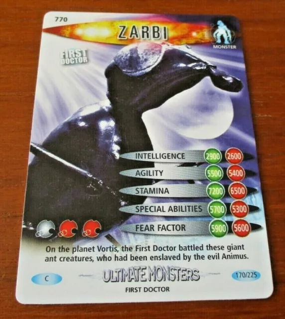 Doctor Who Battles In Time Ultimate Monsters No 770 Trading Card