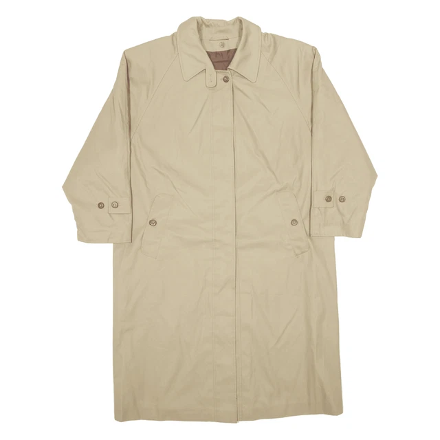 TRENCH VINTAGE BARTSONS IMPERO COUTURE donna beige anni 90 UK 14