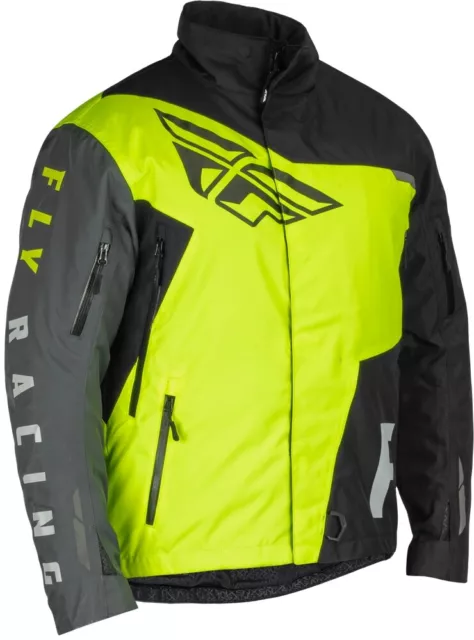 Fly Racing SNX Pro Jacket (2024) Md Black/Hi Viz 470-5403M