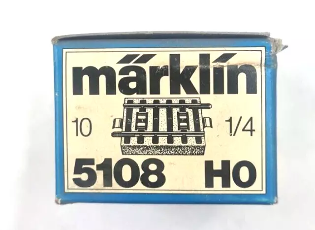 Marklin  5108. M Track 1/4 Straight  HO Gauge.