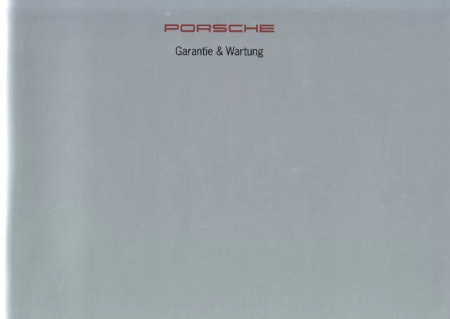 Porsche 911 / 993 Carrera Checkheft Wartungsheft Pflegepass Garantie