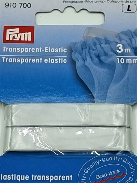 PRYM Transparent- Elastic 3m/10mm