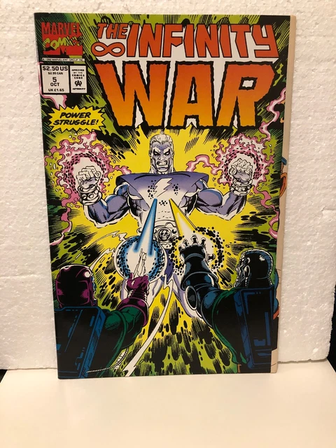 MARVEL COMICS: THE INFINITY WAR # 5, 1992, NM COND.WRAP AROUND COVER, Never Read