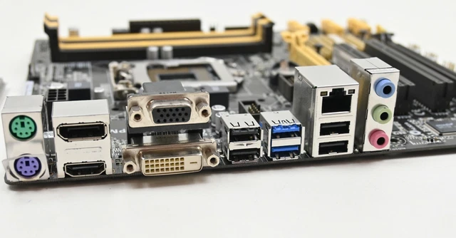 ASUS Q87M-E MOTHERBOARD LGA 1150 Micro ATX for 4th Gen Q87 Chipset USB ...