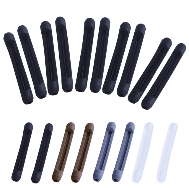 Pairs Of Soft And Durable Silicone Glasses Non-slip Sleeves