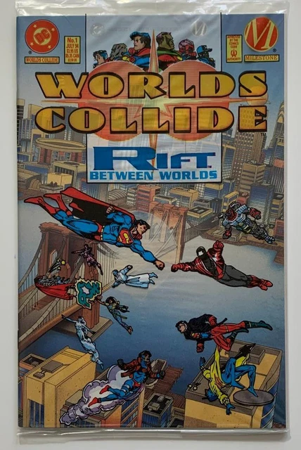 Worlds Collide #1 DP collectors edition (DC 1994) NM Sealed condition issue.