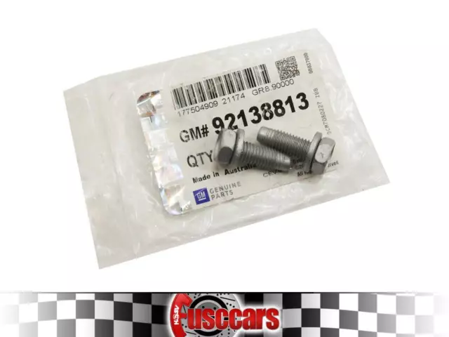 Holden VZ WL VE HSV Genuine Trans Neutral Switch Sensor Bolt x2 NOS - 92138813