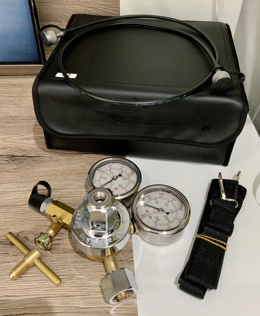 JCB NITROGEN GAS Charging Test Kit Pressure Gauges for Hydraulic