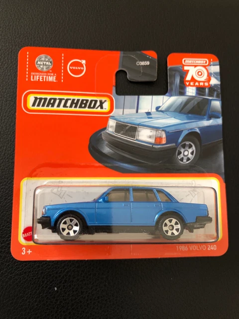 Volvo 240 Light Blue 1986 - Matchbox 70 Years - 2023 New/Sealed