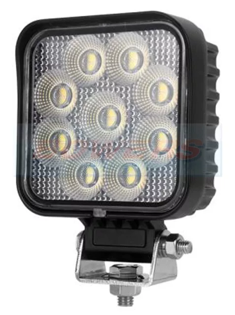 12 V/24 V kleine kompakte quadratische LED Arbeitsleuchte Arbeitslampe LKW Schritt 36 W 3600 Lumen