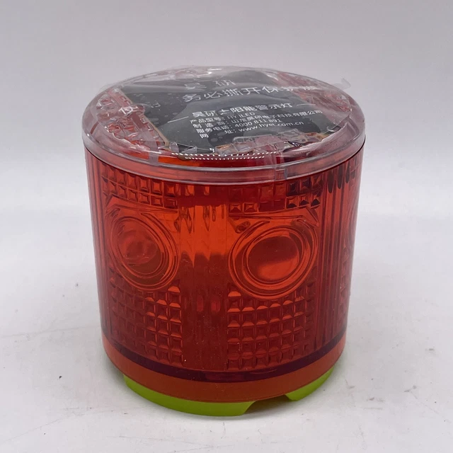 Aolyty Solar Strobe Warning Light Strong Magnetic Base Flashing Super Bright 360