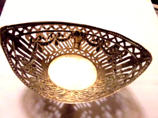 antikes Silberkörbchen 800er Silber Jugendstil Konfektschale um 1900,ca.48 Gramm