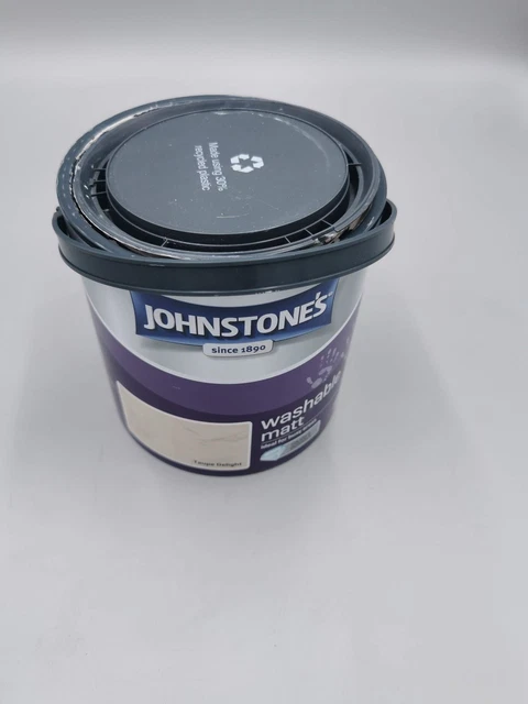 Johnstone's - Pintura lavable - Delicia topo - Acabado mate - Pintura de emulsión - Hola