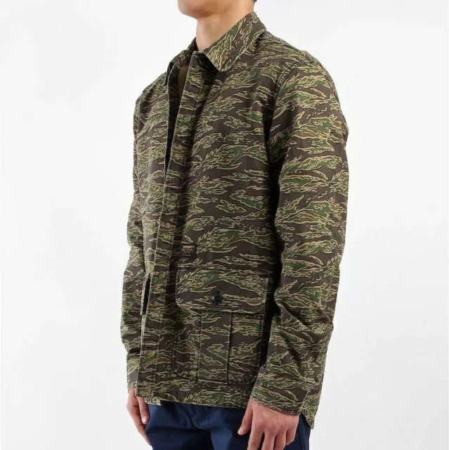 NEW VESTE CARHARTT Anson Shirt Jacket Camo tiger Laurel stone wash taille M EUR 64 90 PicClick FR