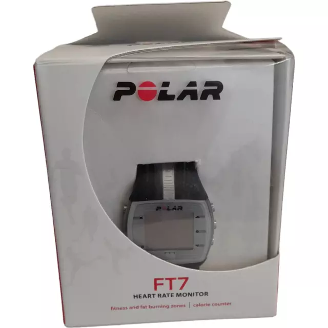 Polar Ft7 Heart Rate Monitor Watch H1 Sensor Strap - Needs New Battery - Boxed