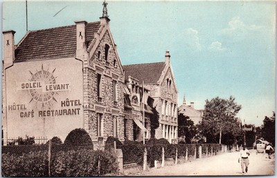 carte publicitaire 17 SAINT TROJAN hotel du soleil levavnt 