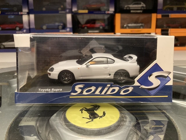 Solido Toyota Supra MKIV 2JZ Blanche 2001 1:43 – Nouveauté Décembre23, Pièce Rare