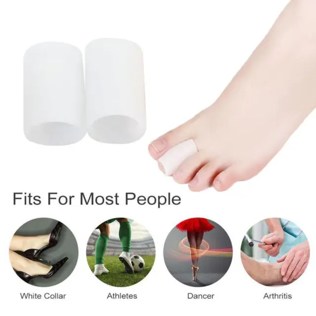Silicone Gel Toe-Protector Cover Cap Prevent Blister Relief Hammer Pain Y4J3