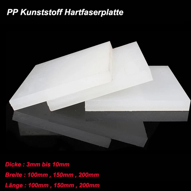 Piastra in fibra dura plastica PP bianco polipropilene lamiere impermeabile piastra