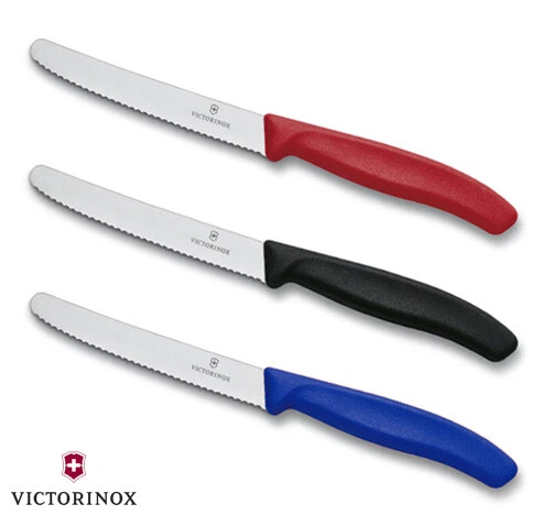 Victorinox Vespermesser Allzweckmesser Wellenschliff 10 cm Schweizer Qualität