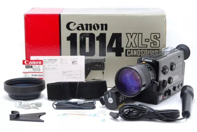 Read! 【Near MINT w/Box】 Canon 1014XL-S Super8 8mm Film Movie Cine Camera JAPAN