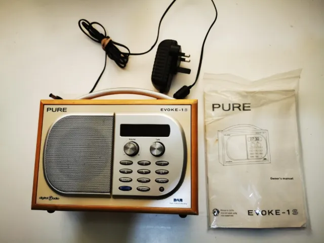 PURE EVOKE 1S DAB RADIO MAINS ADAPTOR & INSTRUCTIONS £23.99 - PicClick UK