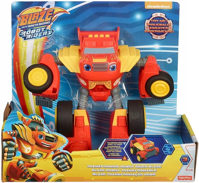 FIGUR BLAZE & the Monster Machines Transforming Robot Rider Nickelodeon ...