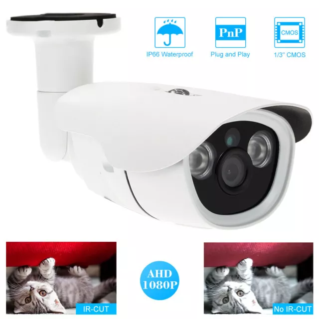 KKmoon 1080P 2MP AHD Bullet CCTV Überwachungskamera 1/3’’ CMOS 3.6mm Lens IR-CUT 3