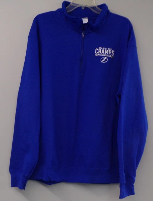 Tampa Bay Lightning 2020 Stanley Cup Champs Mens 1/4 Zip Fleece XS-4XL, LT-4XLT